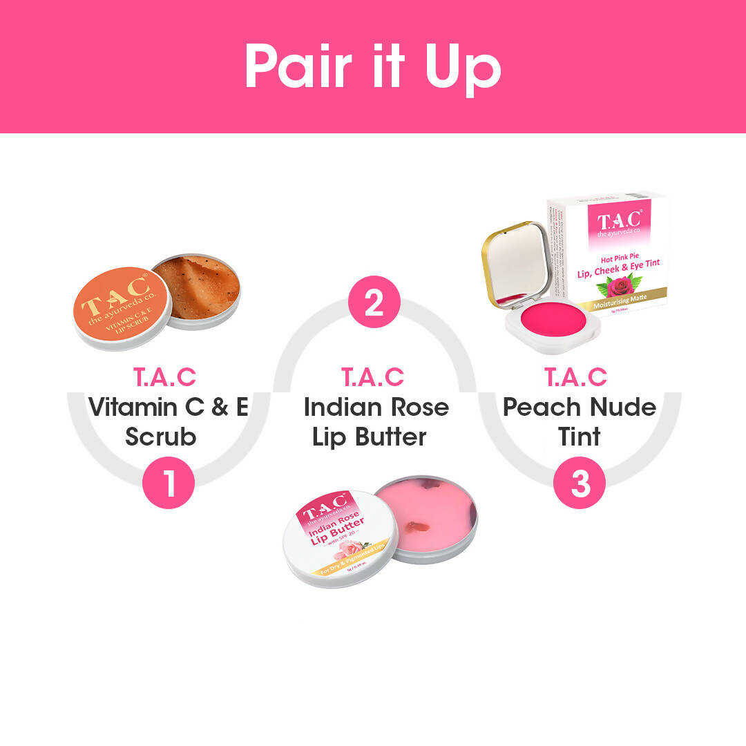 TAC - The Ayurveda Co. Hot Pink Lip, Cheek & Eye Tint - Distacart