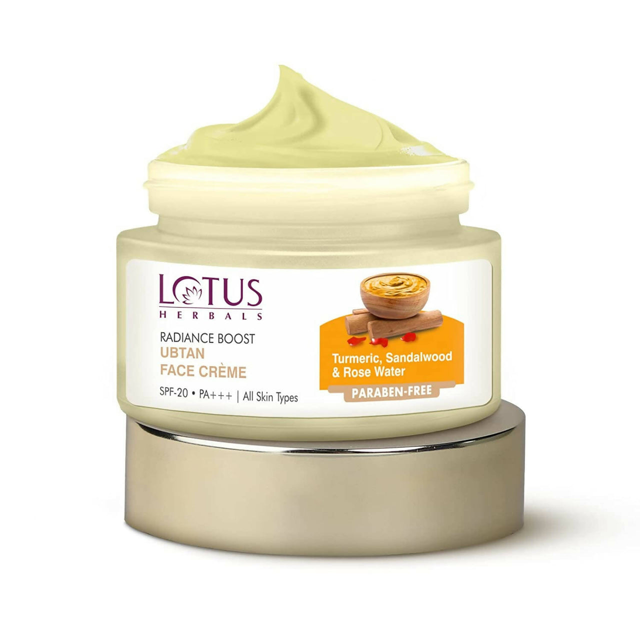 Lotus Herbals Radiance Boost Ubtan Face Cream - Distacart