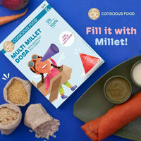 Thumbnail for Conscious Food Multi Millet Dosa - Distacart