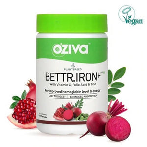 OZiva Plant Based Bettr. Iron+ Capsules