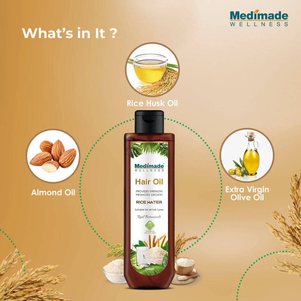 Medimade Wellness Rice Water Hair Oil