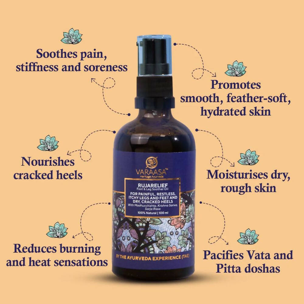 Varaasa Rujarelief Foot & Leg Soother Oil - Distacart