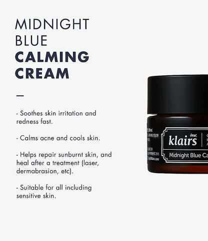 Dear Klairs Midnight Blue Calming Cream - Distacart