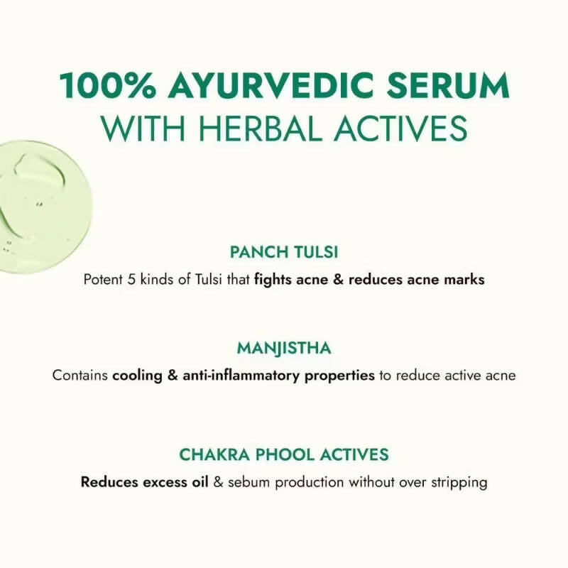 Kapiva Ayurveda Tulsi Anti Acne Serum - Distacart