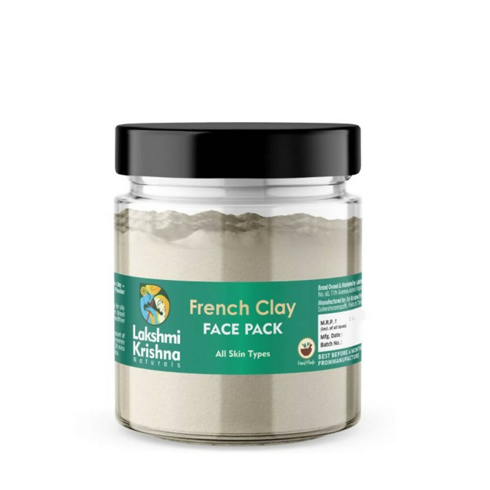Lakshmi Krishna Naturals French Clay Face Pack - Distacart