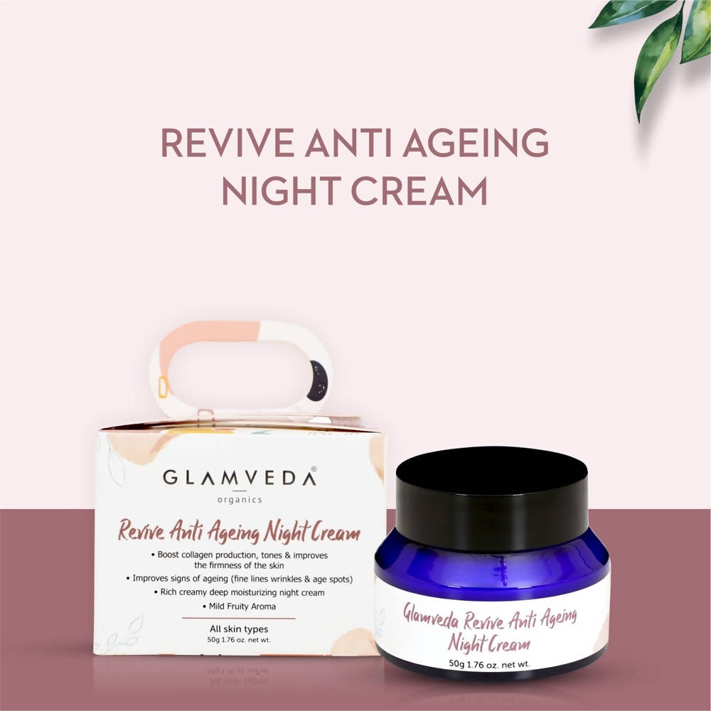 Glamveda Revive Anti Ageing Deep Moisturising Night Cream