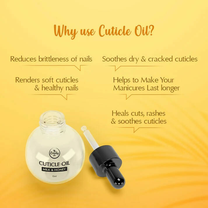 The Beauty Co. Milk & Honey Cuticle Oil for Nails - Distacart