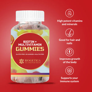 Biogetica Biotin + Multivitamin Gummies health benefits