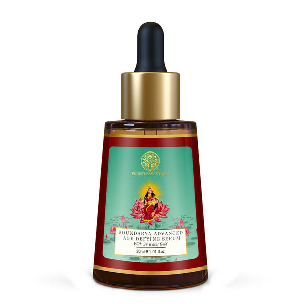 Forest Essentials Advanced Soundarya Age Defying Facial Serum With 24K Gold - Distacart
