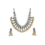 Thumbnail for Parrot Design Choker Necklace Set With Golden Ghungoo