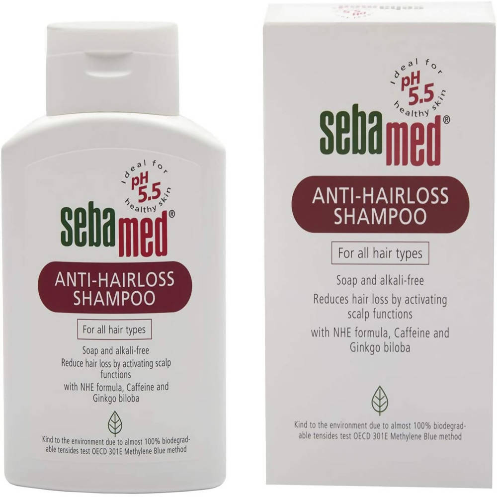 Sebamed Anti- Hairloss Shampoo, PH 5.5, Reduces Hairloss, Caffeine & Gingko  Biloba, All Hair Types: Buy Sebamed Anti- Hairloss Shampoo, PH 5.5, Reduces  Hairloss, Caffeine & Gingko Biloba, All Hair Types Online