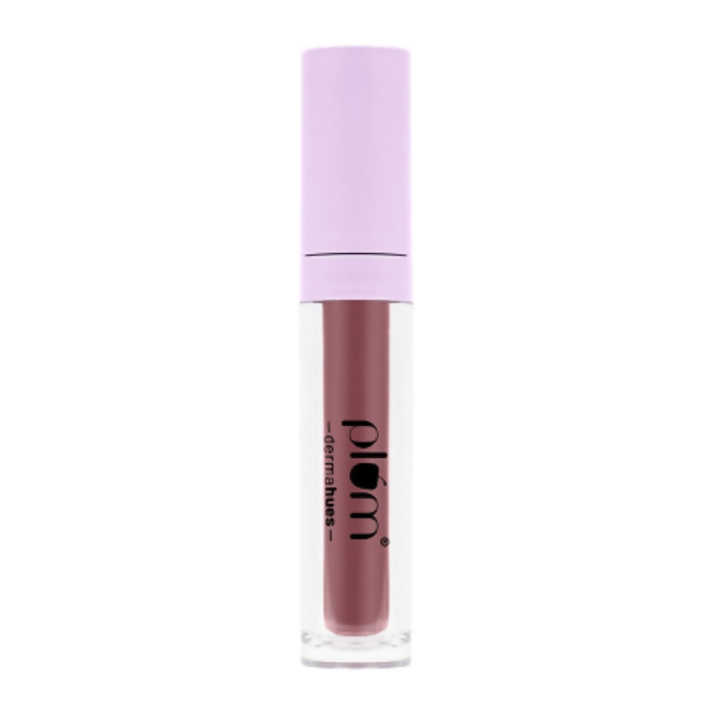 Plum Glassy Glaze Lip Lacquer 3-in-1 Lipstick + Lip Balm + Gloss 05 Cashmere Rose - Distacart