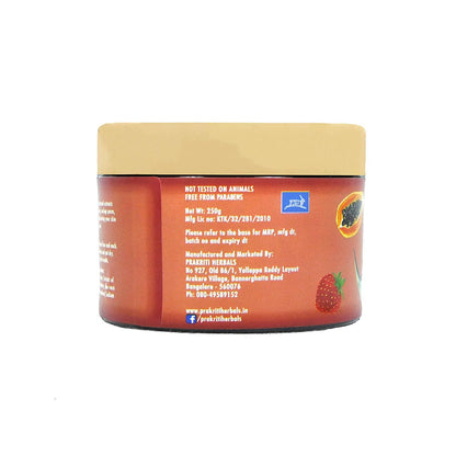 Prakriti Herbals Detox and Glow Strawberry Papaya Face Pack