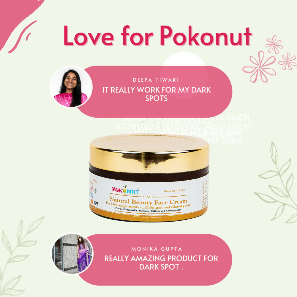Pokonut Natural Beauty Face Cream - Distacart