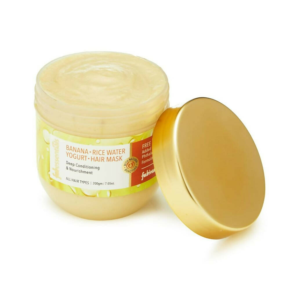 Fabessentials Banana Rice Water Yogurt Hair Mask - Distacart