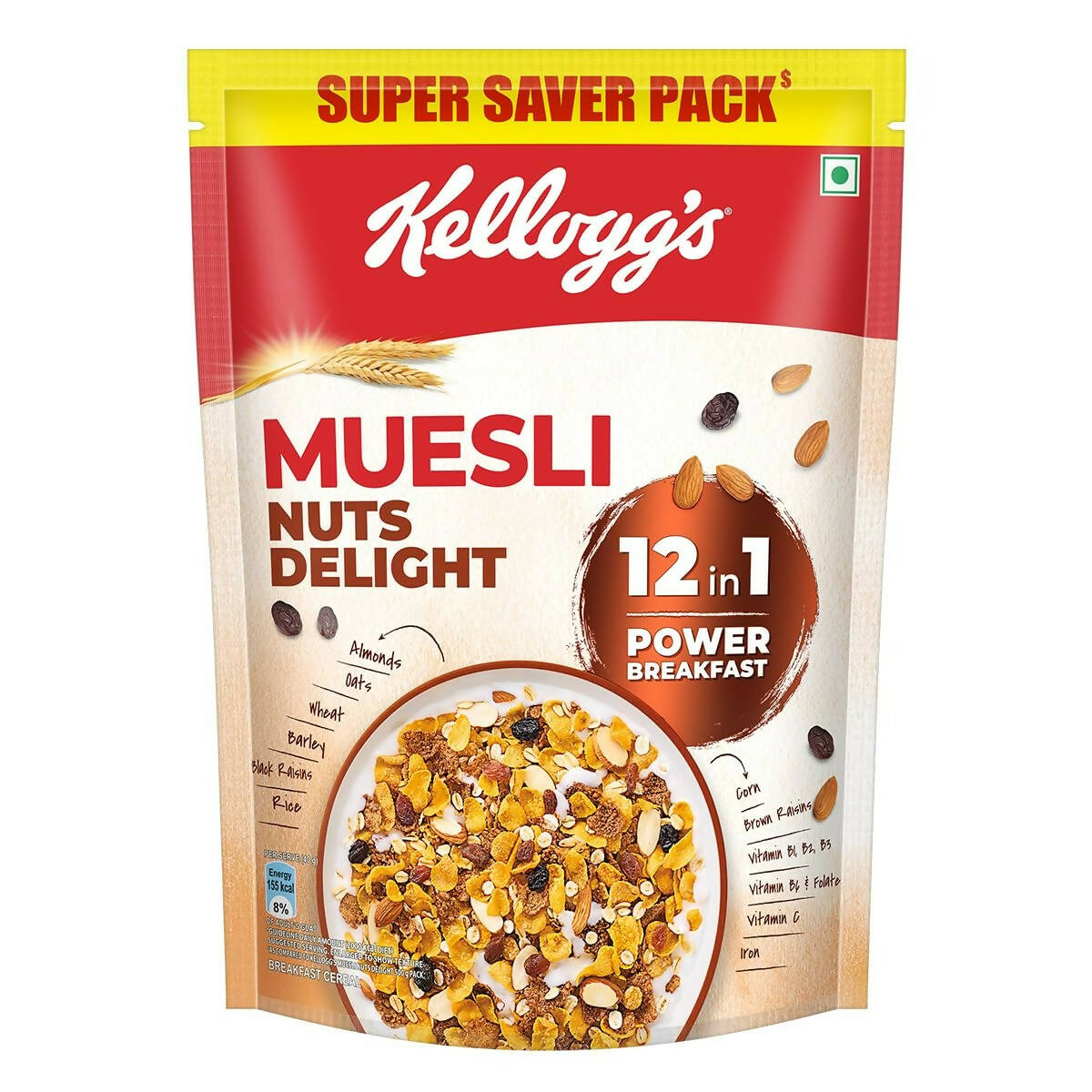 Kellogg's Muesli Nuts Delight - Distacart