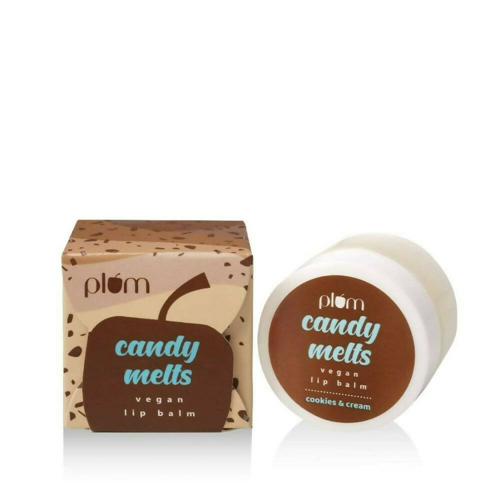 Plum Candy Melts Vegan Lip Balm Cookies & Cream - Distacart