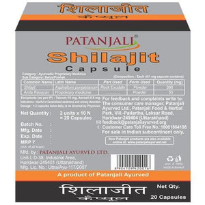 Patanjali Shilajit Capsule uses