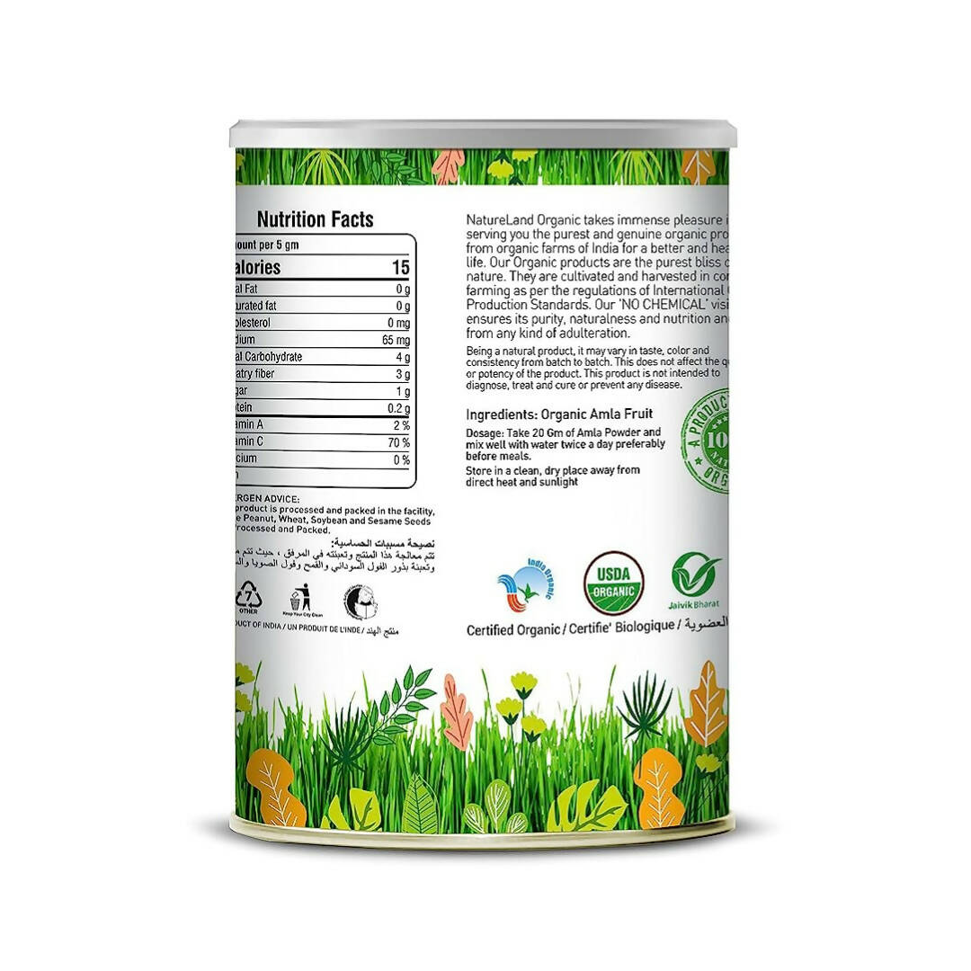 Natureland Organics Wheat Grass Powder - Distacart