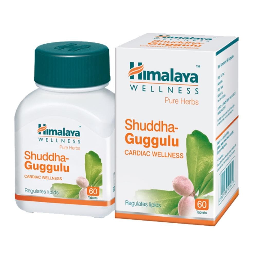 Himalaya Wellness - Shuddha Guggulu Regulates Lipids - Distacart