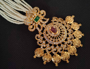 Multicolor Temple Pendant necklace