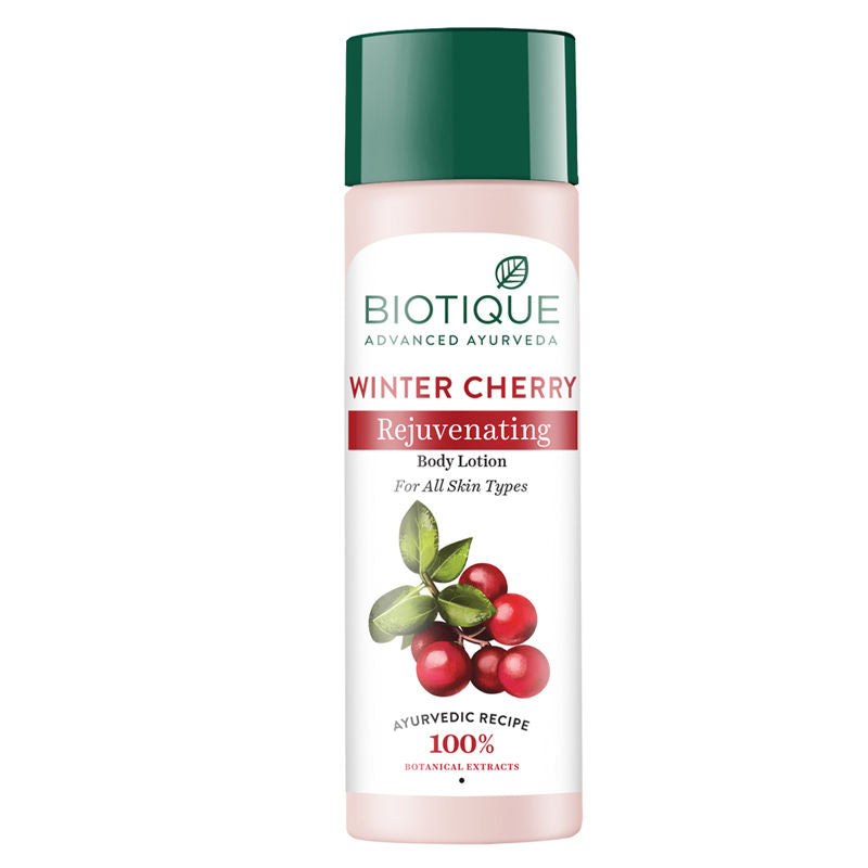 Biotique Advanced Ayurveda Bio Winter Cherry Rejuvenating Body Nourisher - Distacart