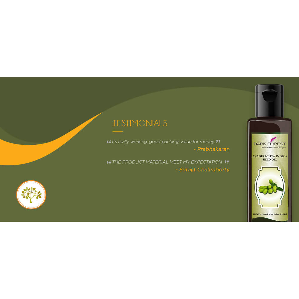 Dark Forest Azadirachta Indica Seed Oil neem seedoil 