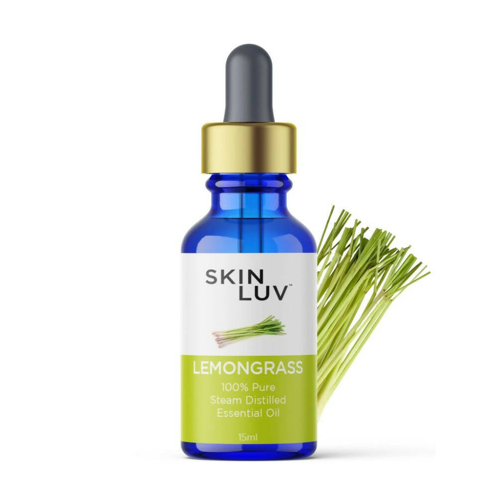 SkinLuv Lemongrass Pure & Organic Steam Distilled Essential Oil - Distacart
