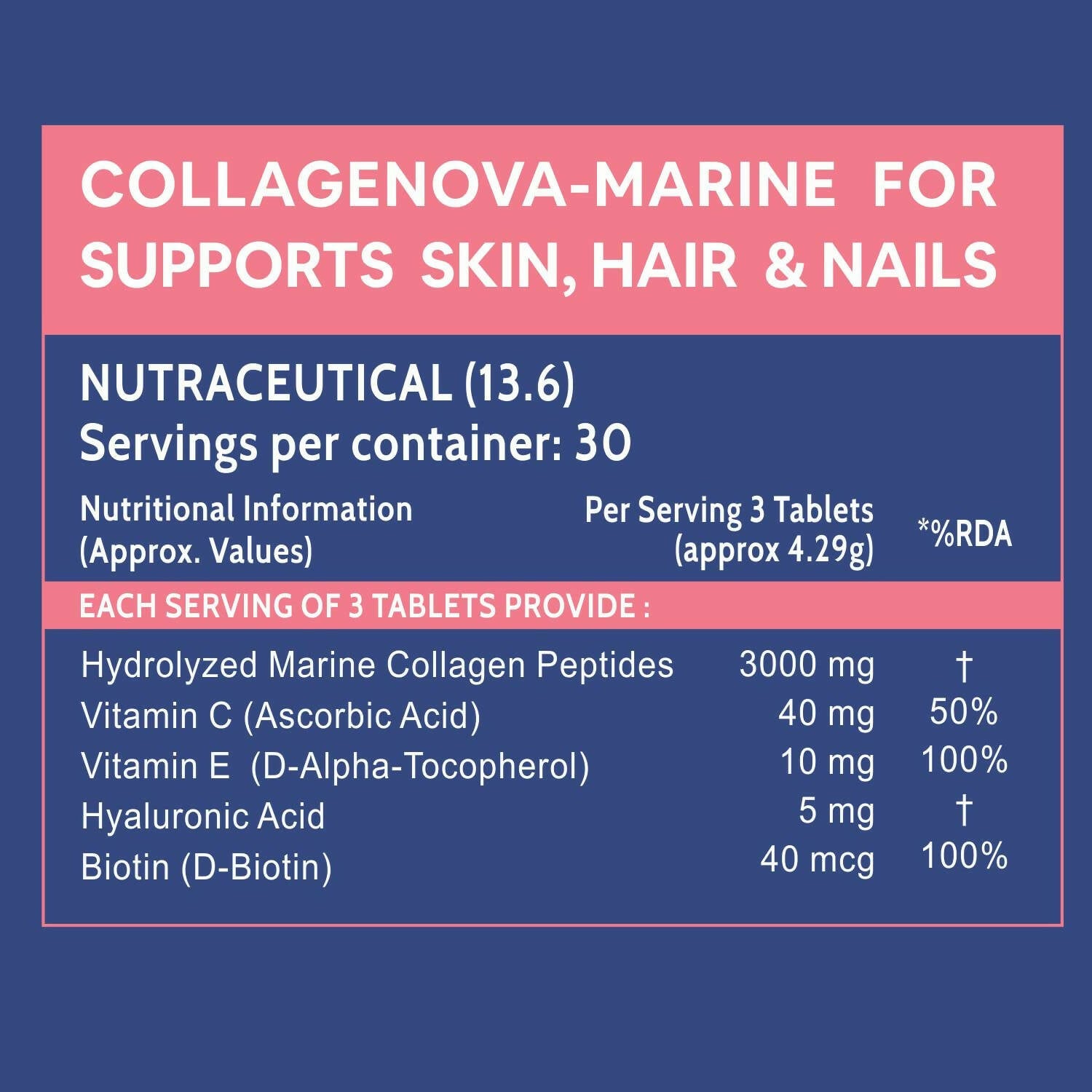 Carbamide Forte Hydrolyzed Marine Collagen Tablets - Distacart