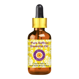 Deve Herbes Pure Saffron Essential Oil - Distacart