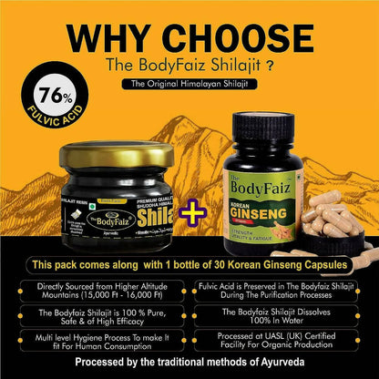 The BodyFaiz Shuddha Himalayan Sj Resin - Distacart