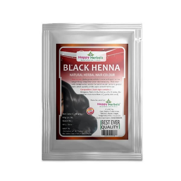 Happy Herbals Black Henna - Distacart