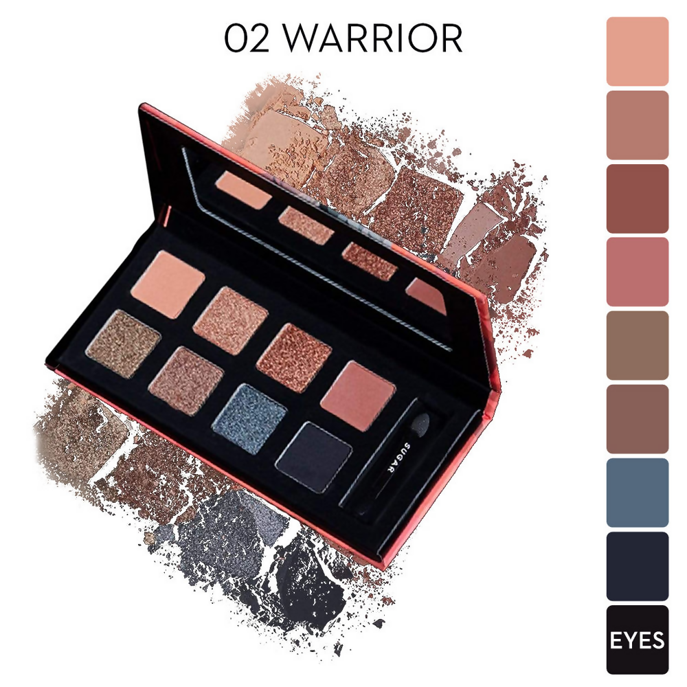 Sugar Blend The Rules Eyeshadow Palette - 02 Warrior - Distacart