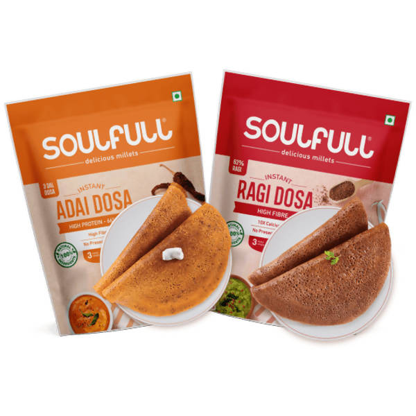 Soulfull Adai Dosa And Ragi Dosa Mix