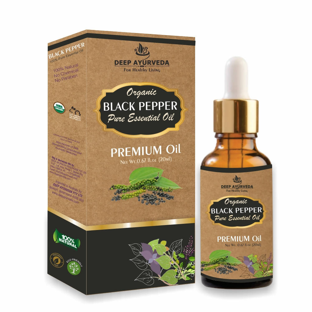 Deep Ayurveda Black Pepper Pure Essential Oil - Distacart