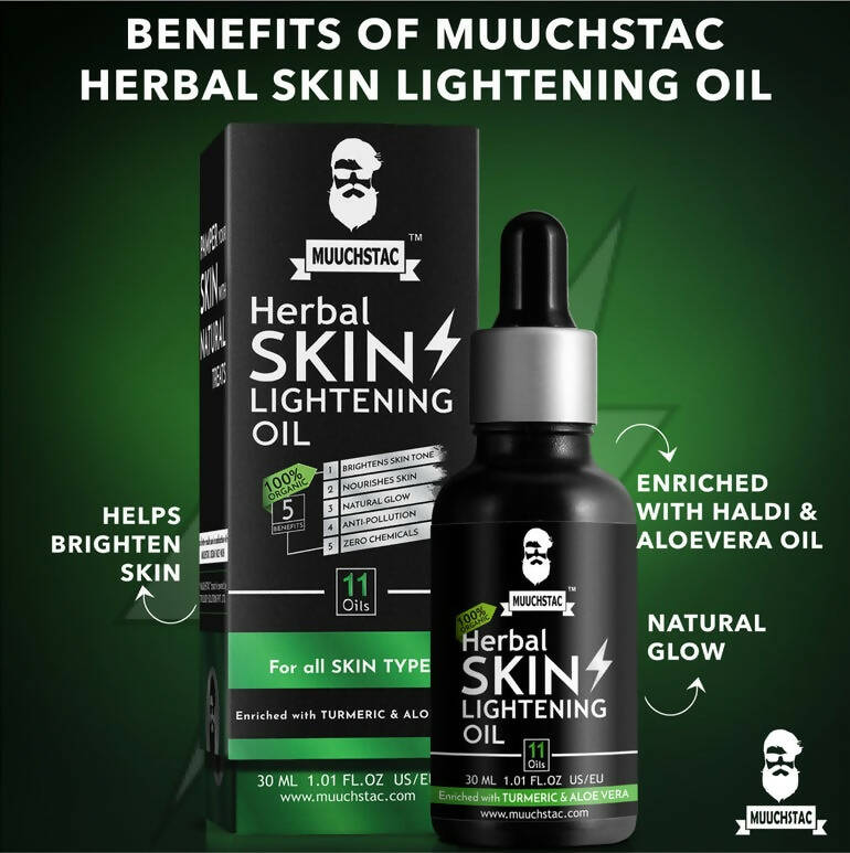 Muuchstac Herbal Skin Lightening Oil - Distacart