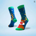 Thumbnail for Socksoho Luxury Men Socks Happy Reindeer Edition