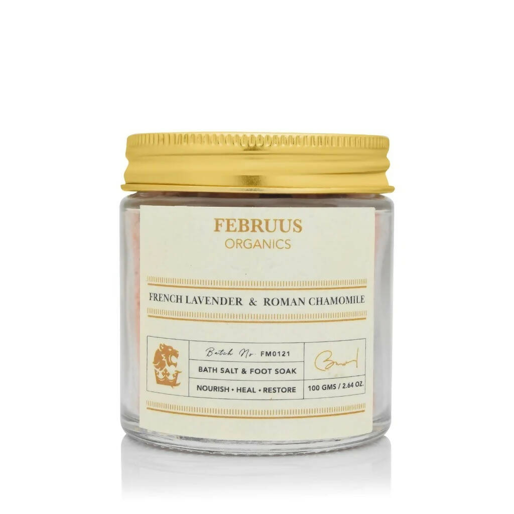 Februus Organics French Lavender & Roman Chamomile Bath Salt - Distacart