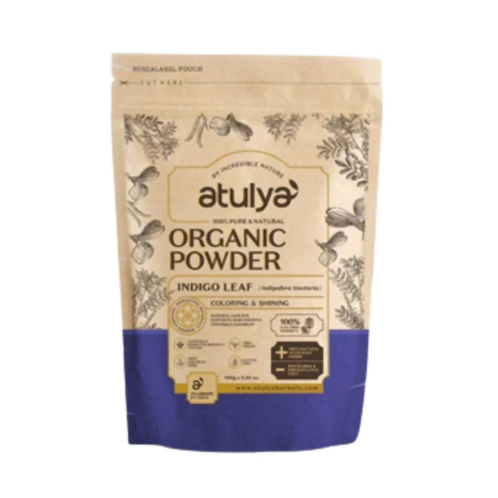 Atulya Pure & Natural Indigo Organic Powder - Distacart
