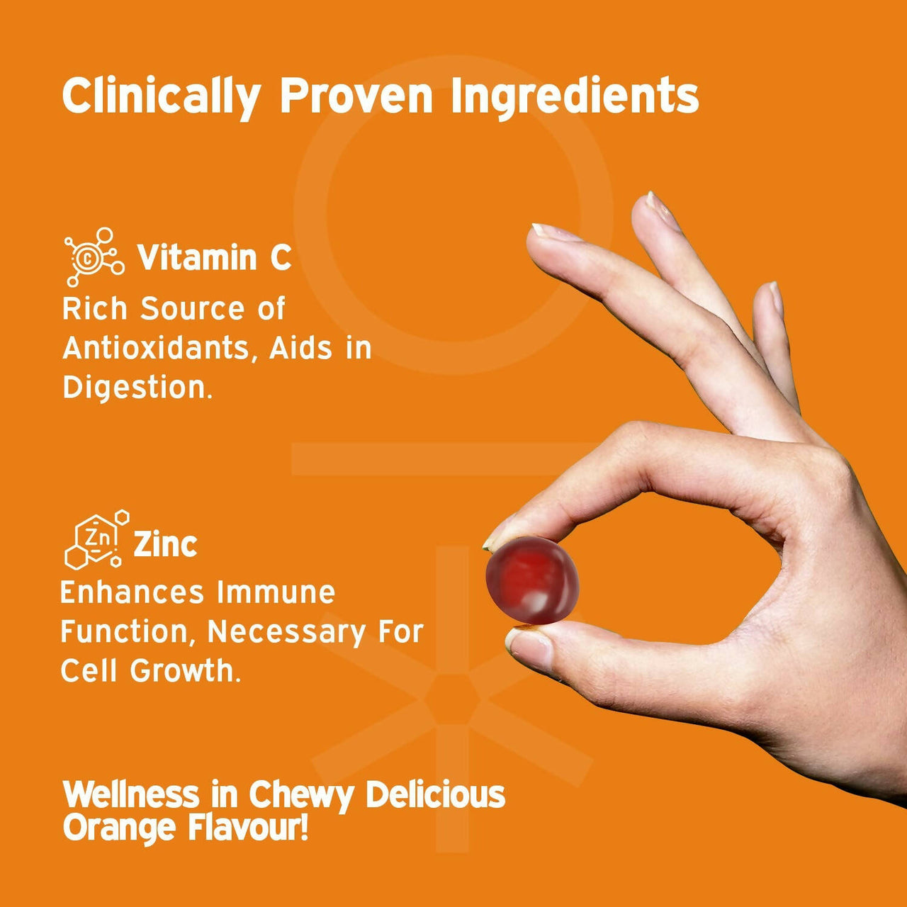 Nutriburst Triple Immunity Gummies With Vitamin C, Zinc & Amla - Distacart