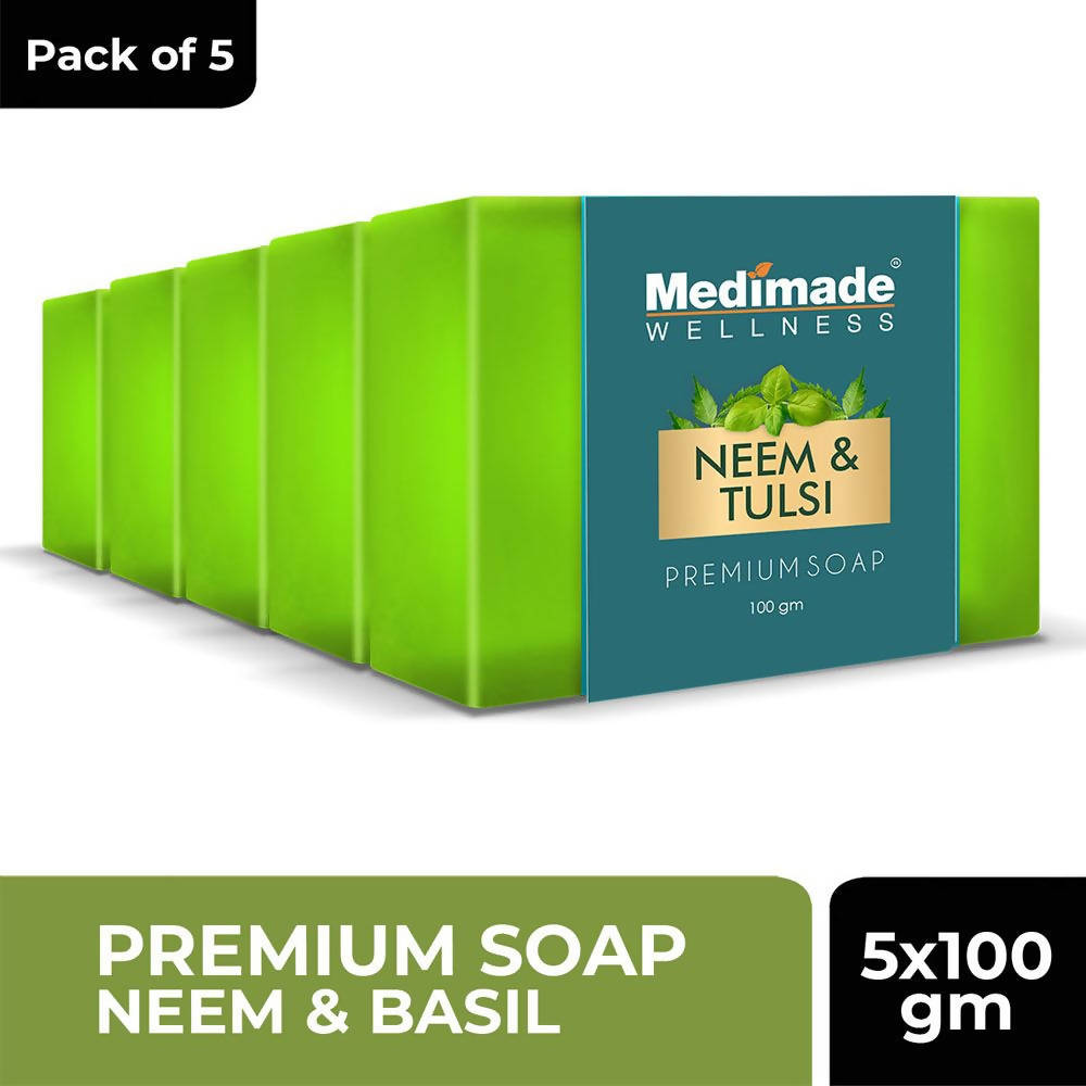 Medimade Wellness Neem & Tulsi Premium Soap