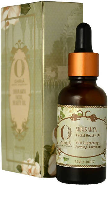 Ohria Ayurveda Shrikamya Facial Beauty Oil - Distacart