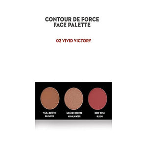 Sugar Cosmetics Contour De Force Face Palette - 02 Vivid Victory