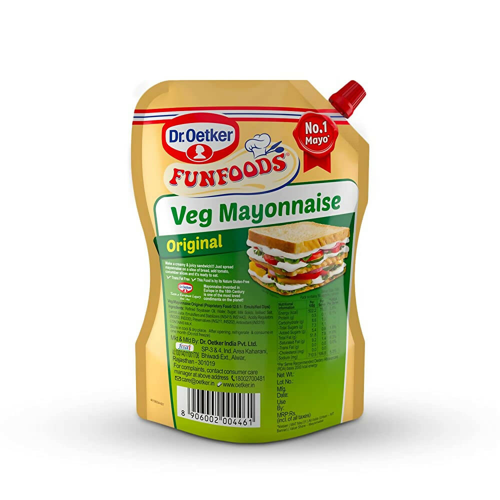 Dr. Oetker Fun Foods Veg Mayonnaise - Distacart
