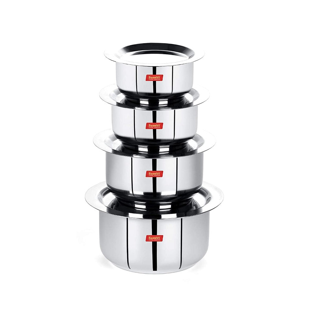 Sumeet Stainless Steel Tope/ Patila/cookware With Lids online