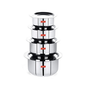 Sumeet Stainless Steel Tope/ Patila/cookware With Lids online