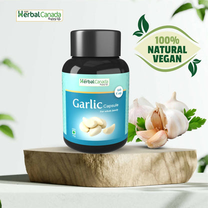 Herbal Canada Garlic Capsules - Distacart