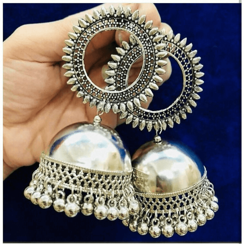 Stylish Oxidised Jhumka Earrings for women and girls