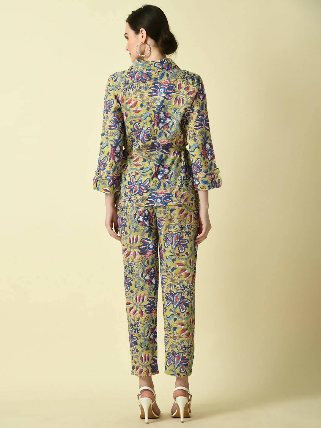 Myshka Women's Multi Cotton Printed jacket - Distacart