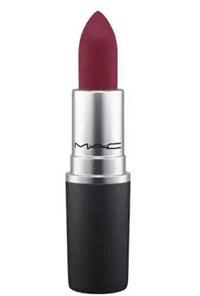 Thumbnail for Mac Powder Kiss Lipstick - Burning Love Deep Intense Berry
